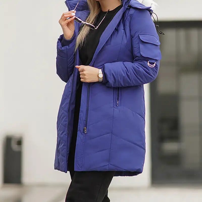 کاپشن زنانه السانا مدل یاشیل کد 144205