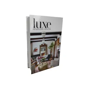 جعبه دکوری مدل کتاب دکوراتیو طرح LUX