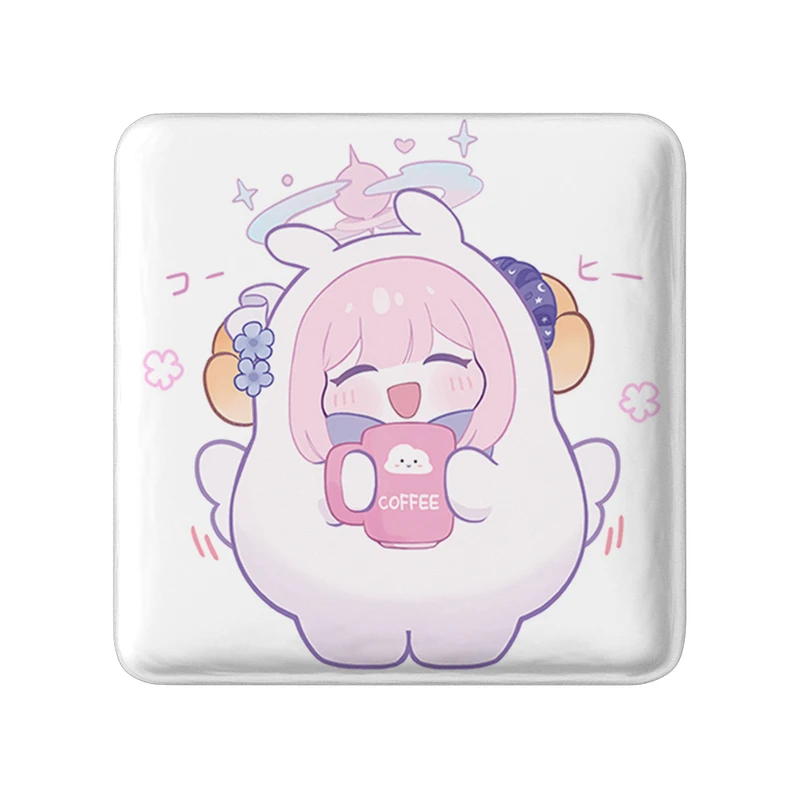 پیکسل خندالو طرح بازی آرشیو آبی (Blue Archive) مدل مربعی کد 34312