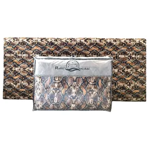 تشک مهمان راما مدل لوکس طرح پوست مار کد 26 یک نفره سایز 90×190 سانتی متر