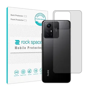 Transparent Rockspace HyGEL model phone back protector suitable for Xiaomi Redmi Note 12s mobile phone