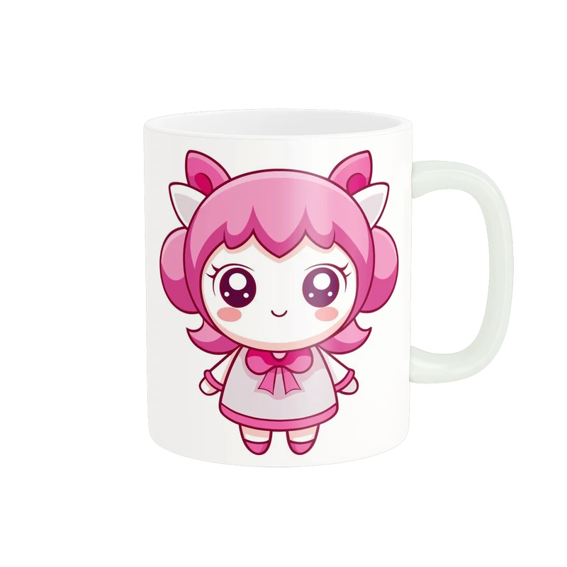  ماگ پاد آفرین طرح دخترک بامزه کد 1833