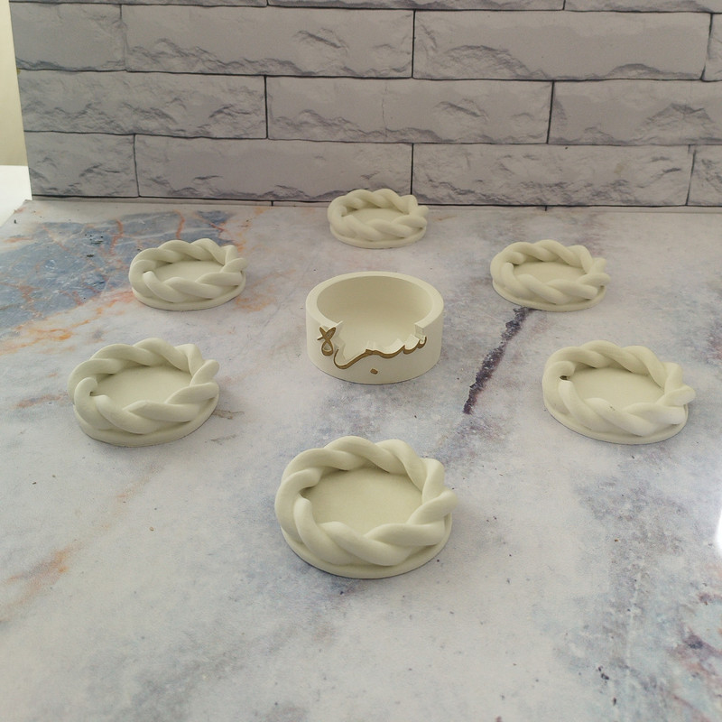 مجموعه ظروف هفت سین 7 پارچه مدل میلانا