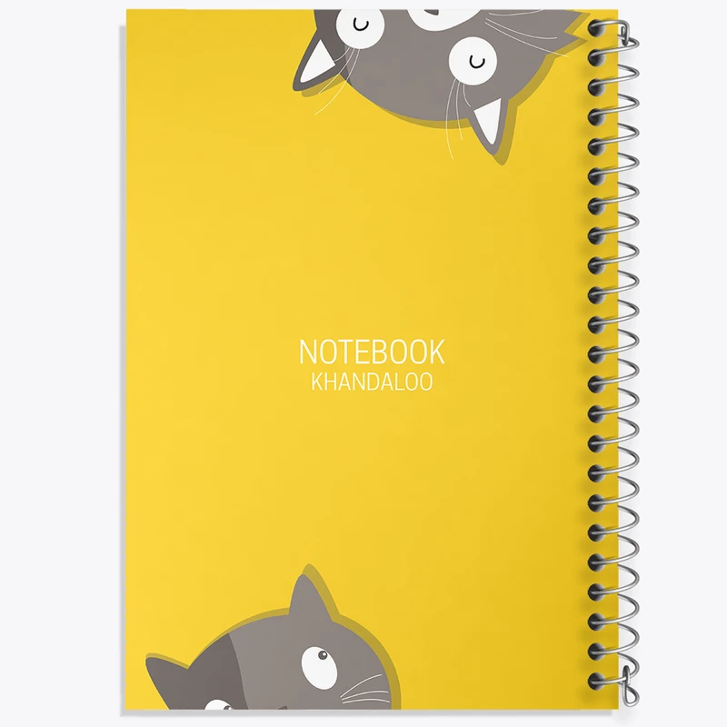 دفتر مشق 50 برگ خندالو طرح گربه (Cat) کد N787