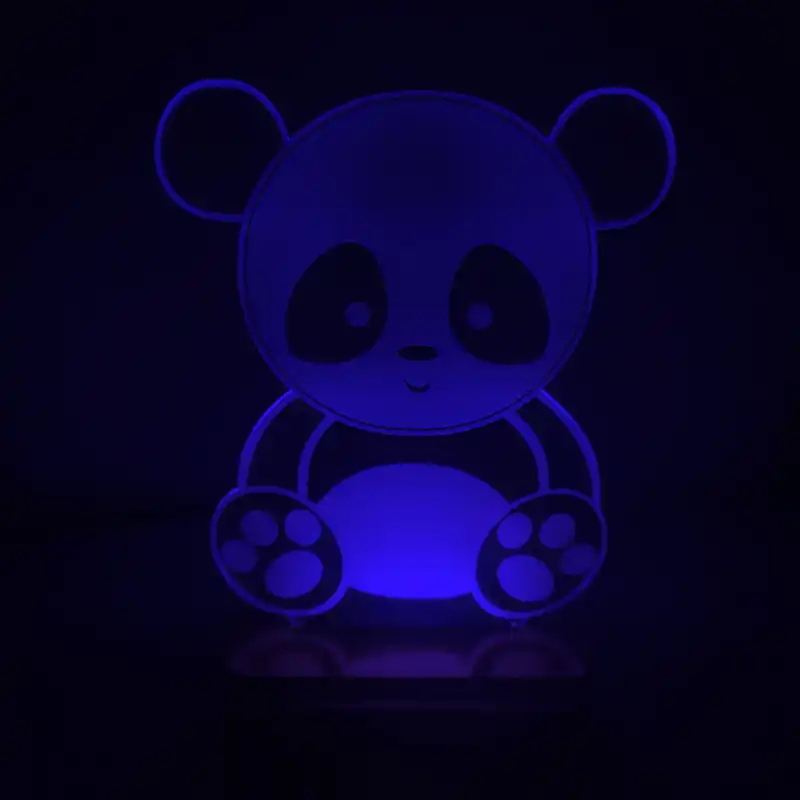 چراغ خواب طرح پاندا مدل کلید دار