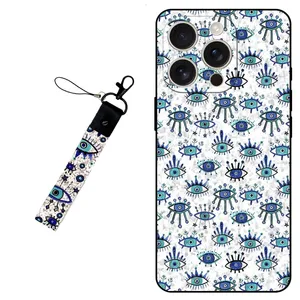 Megafone Devil eye 6464 Cover For Apple iPhone 16 Pro Max With Wrist strap