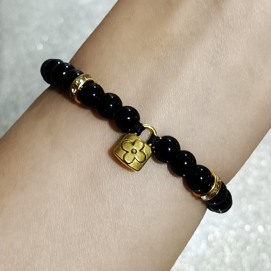 دستبند دخترانه مدل قفل