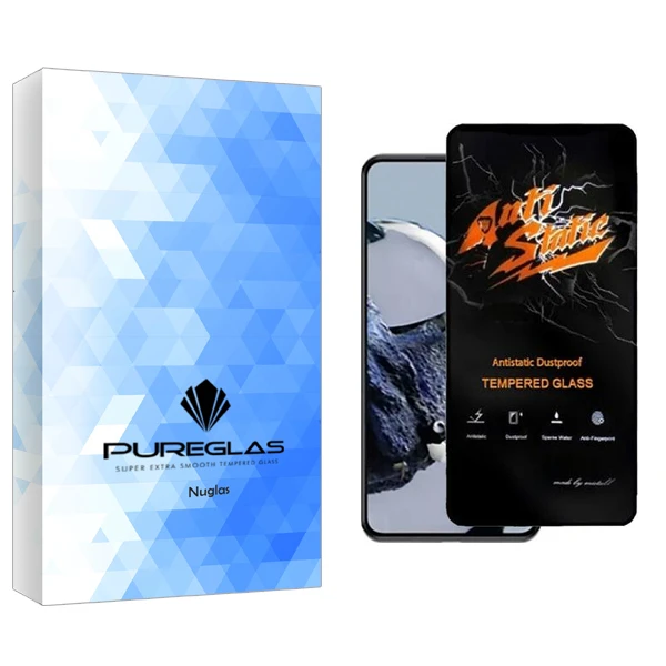 محافظ صفحه نمایش پیور گلس مدل NuGlas Antistatic مناسب برای گوشی موبایل شیائومی 12T