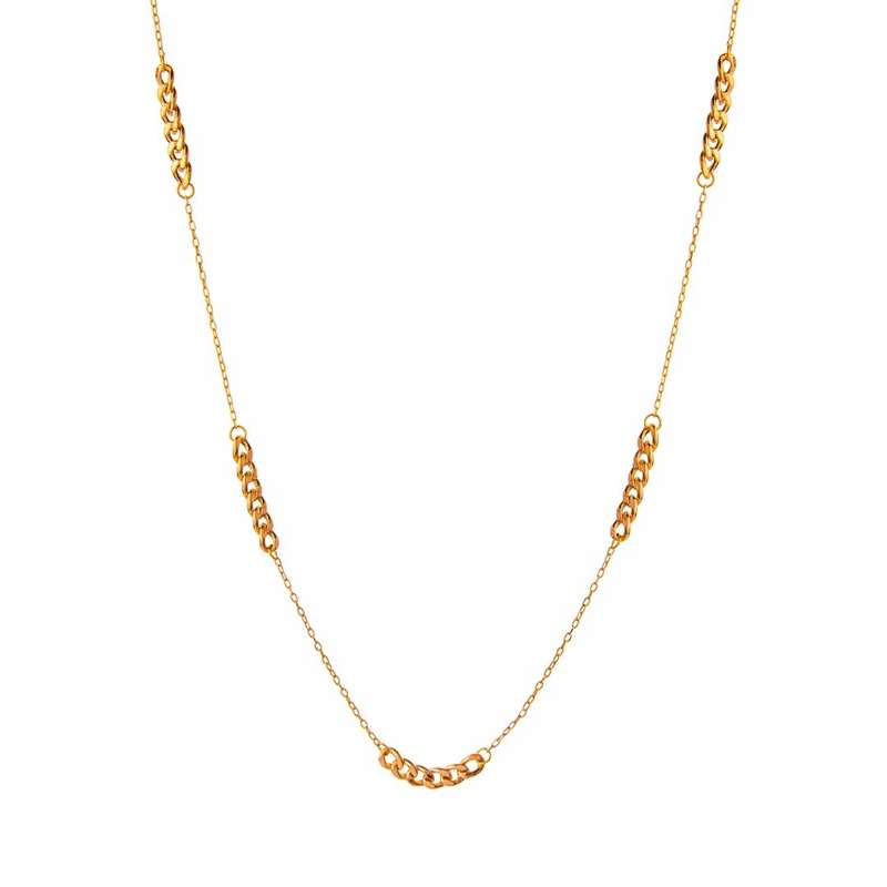 گردنبند زنانه مدل رو مانتویی کد 32 گردنبند زنانه مدل رو مانتویی کد 32