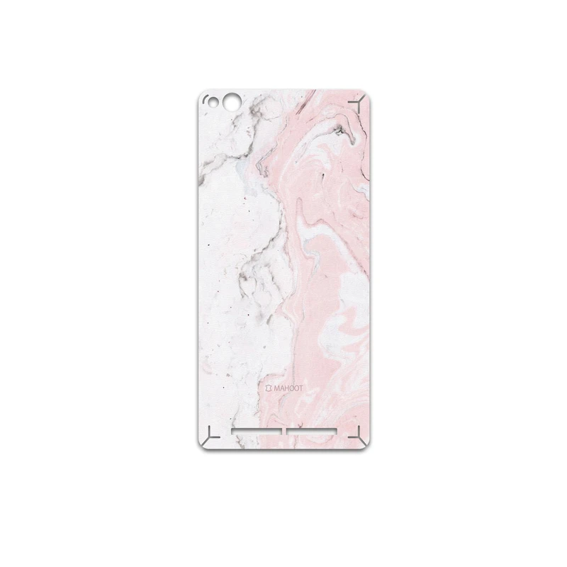 برچسب پوششی ماهوت مدل Blanco-Pink-Marble مناسب برای گوشی موبایل شیائومی Redmi 3