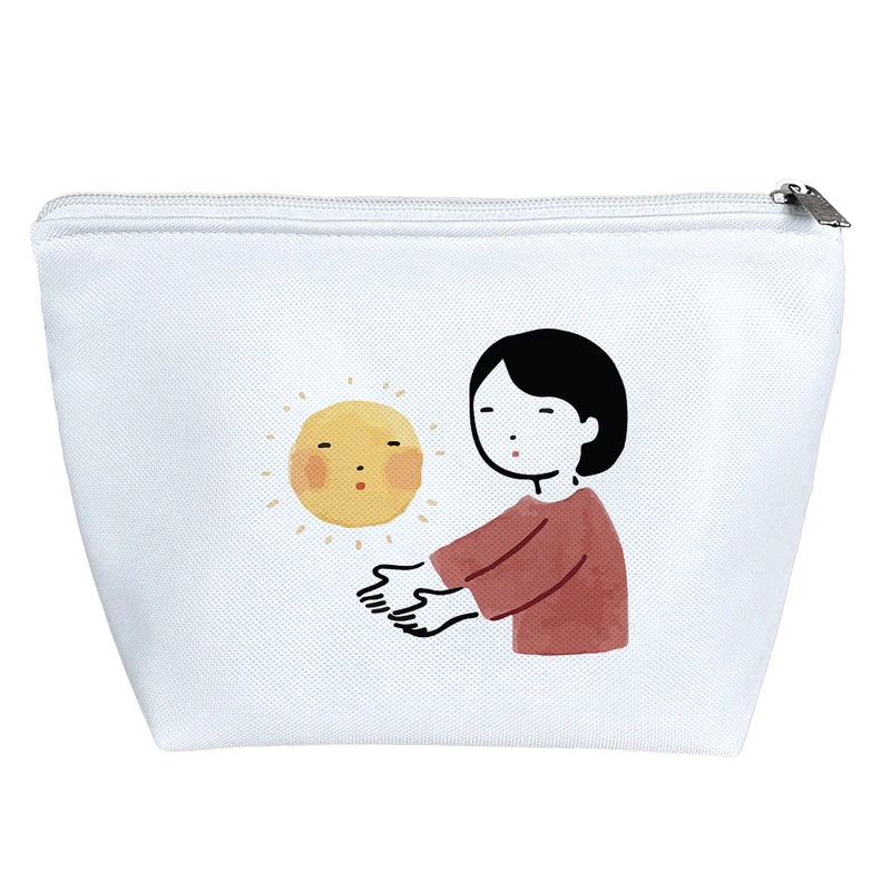 کیف لوازم آرایش دخترانه خندالو مدل خورشید و دختر کد 9254