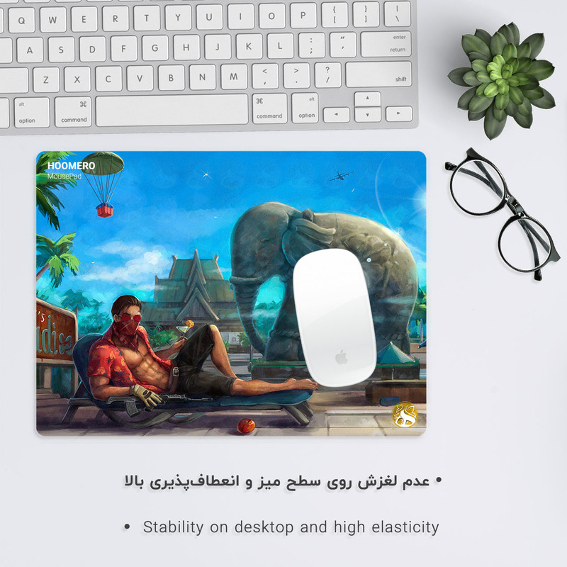 ماوس پد هومرو طرح پابجی موبایل مدل A1471 1
