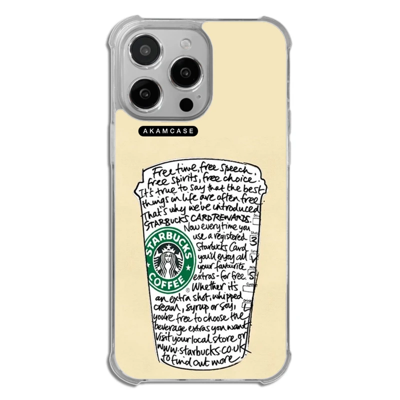 کاور آکام مدل AMCWTA14PROMAX-STARBUCKS14 مناسب برای گوشی موبایل اپل iPhone 14 Pro Max  