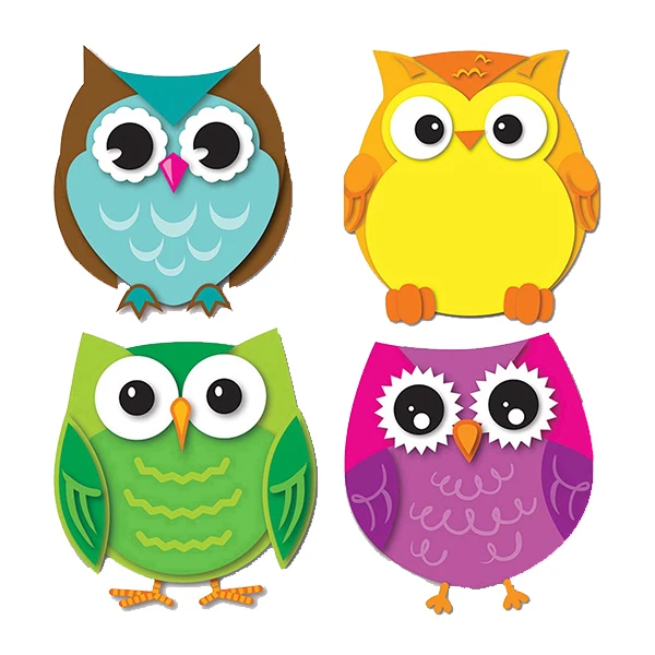 استیکر پارچه و لباس پاد آفرین طرح کارتونی بچگانه جغد کد 4119