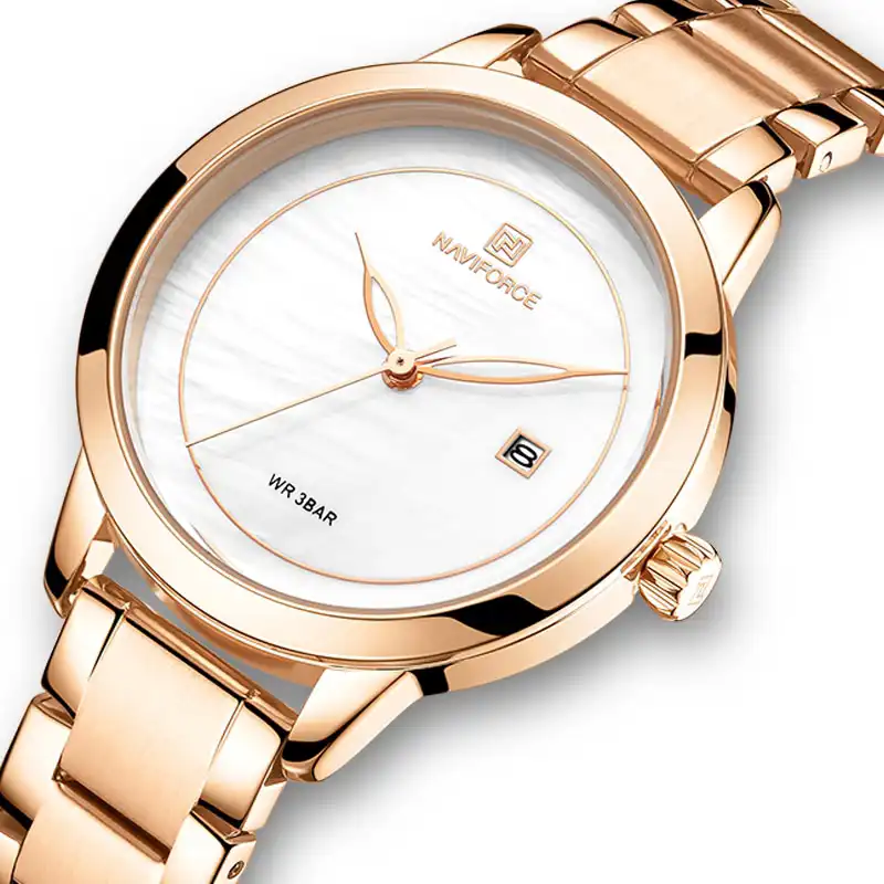 ساعت مچی عقربه ای زنانه نیوی فورس مدل NF5008L - RZ-SE