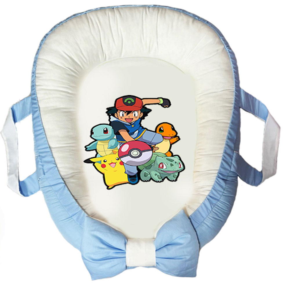 سرویس خواب سه تکه نوزاد ناریکو مدل گارد محافظ دار طرح کارتونی دیجیمون کد 0613