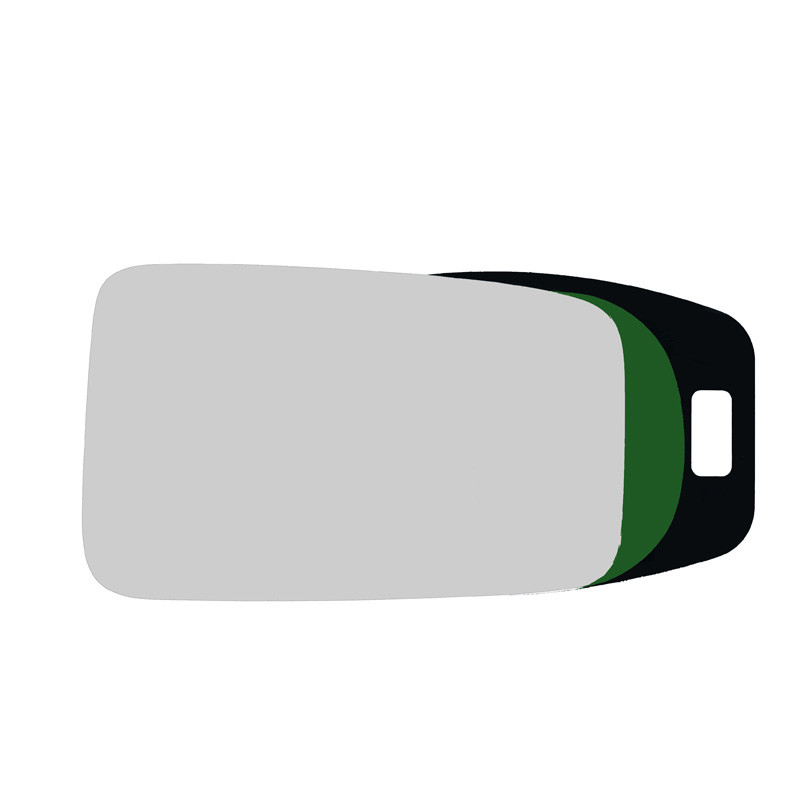 شیشه آینه جانبی راست خودرو کالانیکس مدل SHIS-PARSOLDR-10921 مناسب برای پژو پارس مدل قدیم به همراه قاب و چسب