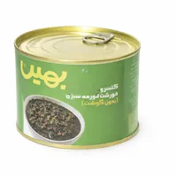 کنسرو خورشت قورمه سبزی بدون گوشت بهین - 450 گرم
