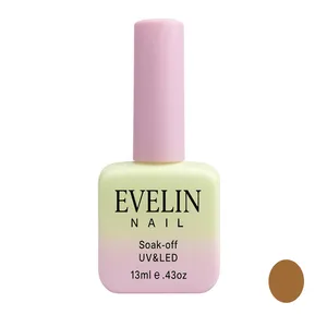 لاک ژل براق ناخن اولاین مدل 13M شماره 140 رنگ بژ خردلی