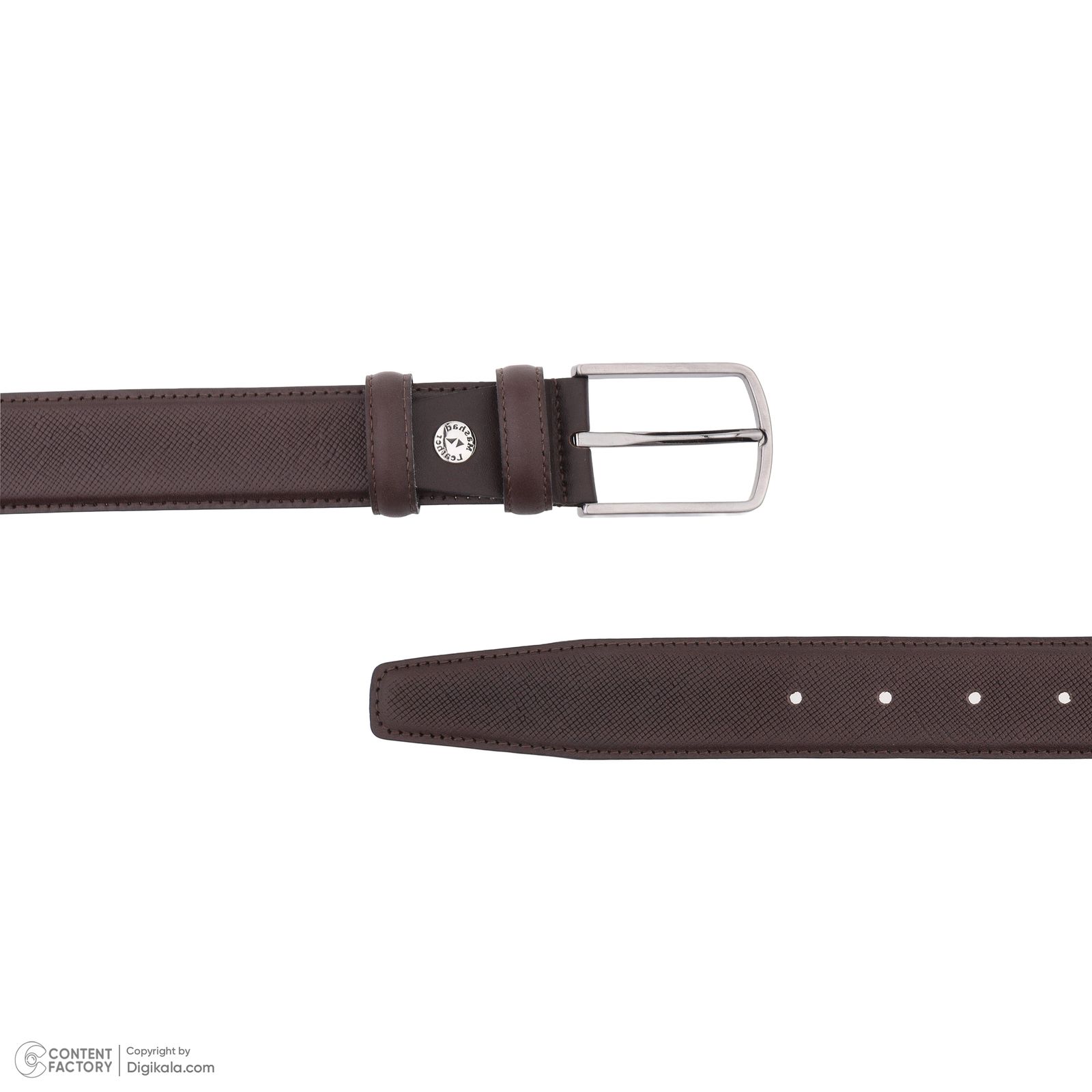 کمربند مردانه چرم مشهد مدل N6480-091 - - 4