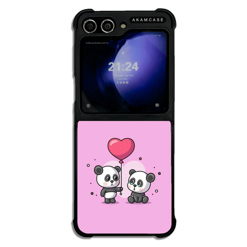 کاور آکام مدل AMC-WSGZFLIP5-PANDA-26 مناسب برای گوشی موبایل سامسونگ Galaxy Z Flip 5 