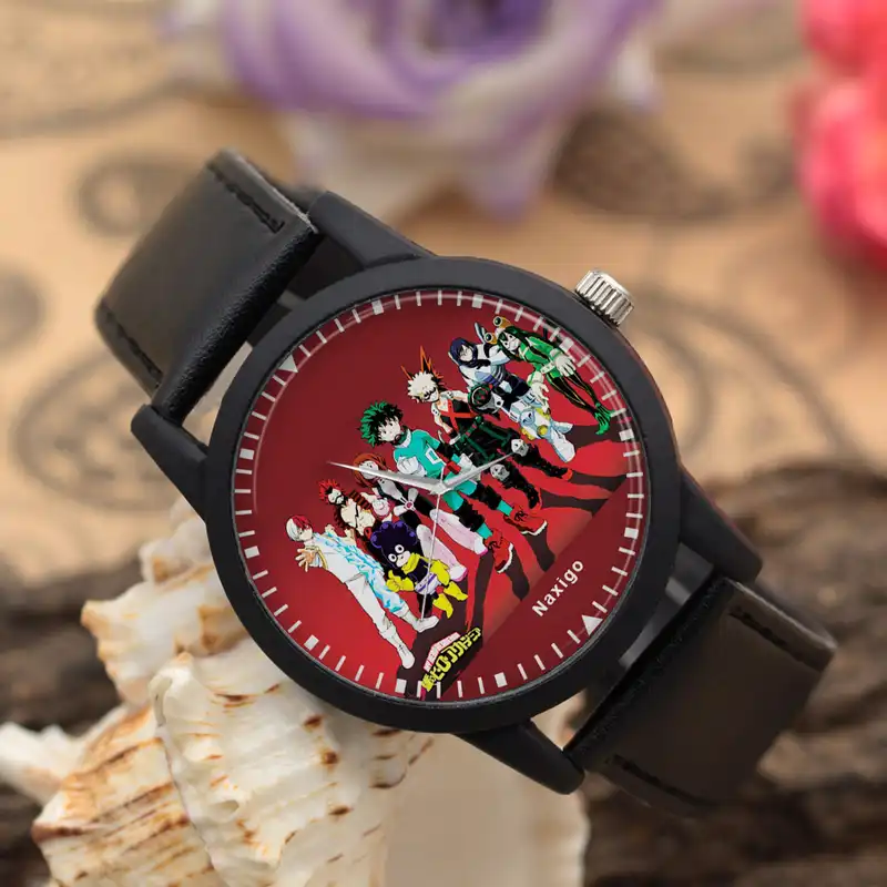 ساعت مچی عقربه ای ناکسیگو مدل مدرسه قهرمانانه من کد LF13372