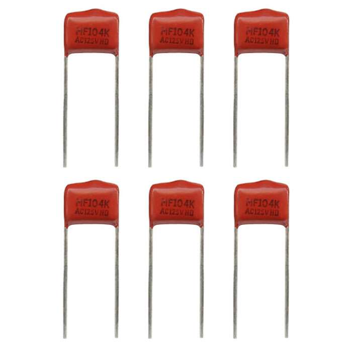 خازن 100 نانوفاراد 125 ولت مدل TPC-104125 بسته 6 عددی خازن 100 نانوفاراد 125 ولت مدل TPC-104125 بسته 6 عددی