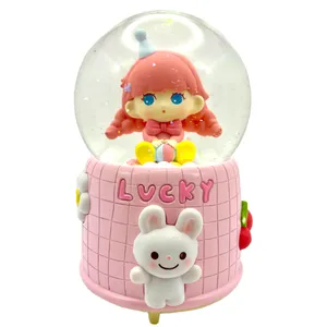 گوی موزیکال مدل پمپی Lucky طرح کودک خوش شانس کد PAB1623.2.800