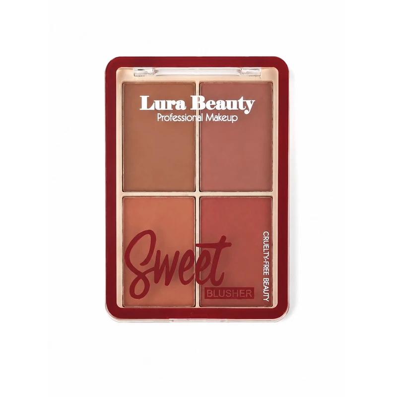 پالت رژ گونه مات  لورا بیوتی مدل Sweet