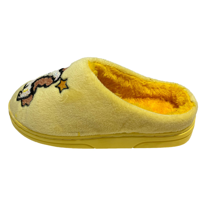 دمپایی حوله ای بچگانه طرح اسب تک شاخ مدل 1601 کد RS-YL-017