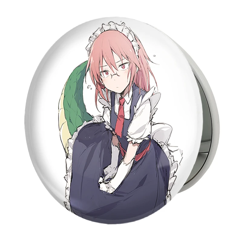 آینه جیبی خندالو طرح انیمه اژدهای خدمتکار کوبایاشی مدل تاشو کد 36296