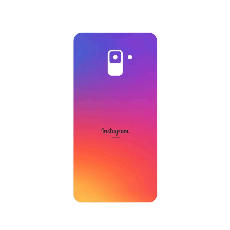 برچسب پوششی ماهوت مدل Instagram مناسب برای گوشی موبایل سامسونگ Galaxy A8 Plus 2018