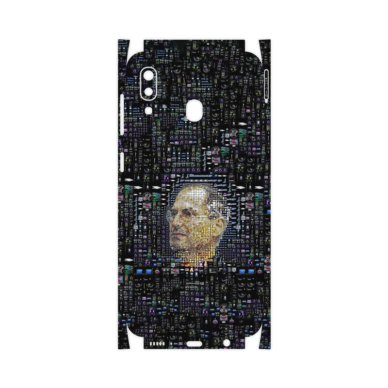 برچسب پوششی ماهوت مدل Collage of Steve Jobs 2-FullSkin مناسب برای گوشی موبایل سامسونگ Galaxy A20