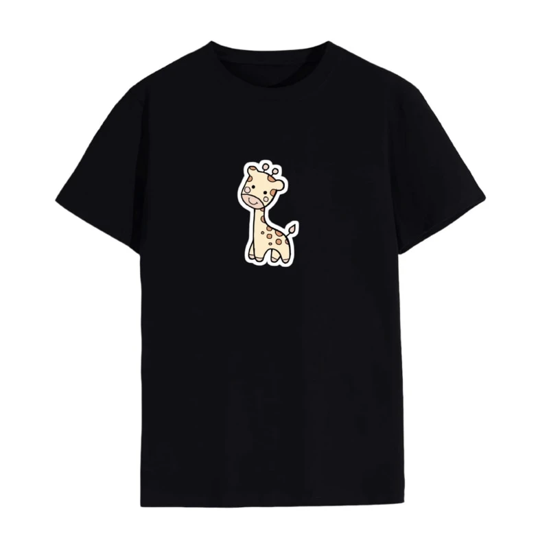 تی شرت لانگ زنانه مدل زرافه کد۱