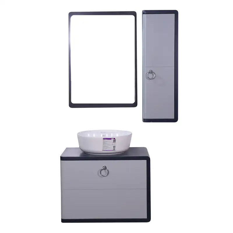 ست کابینت و روشویی الین مدل لاوین به همراه آینه و باکس