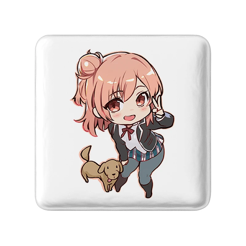 مگنت خندالو طرح یویی انیمه جوانی کمدی رومانتیک من مدل مربعی کد 32530