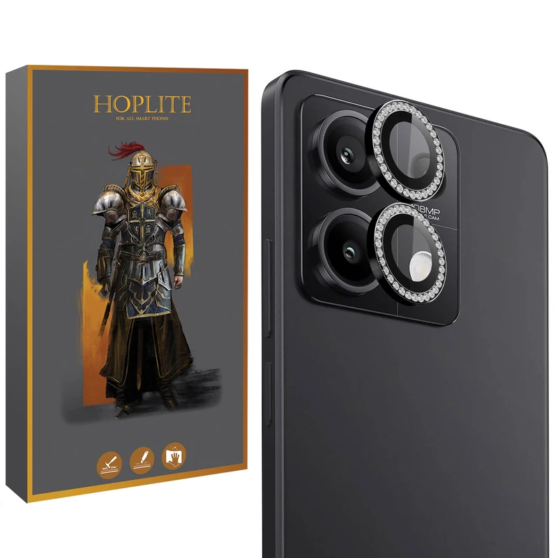 محافظ لنز دوربین رینگی هاپلایت مدل Diamond Protector HL مناسب برای گوشی موبایل شیائومی Redmi Note 13 5G