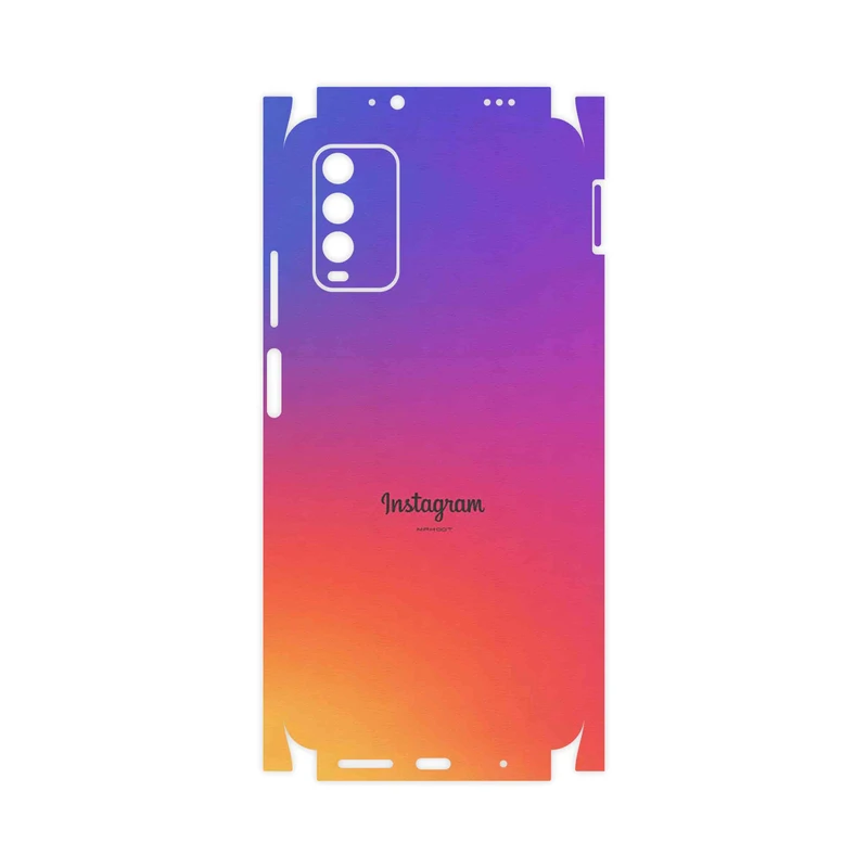 برچسب پوششی ماهوت مدل Instagram-FullSkin مناسب برای گوشی موبایل شیائومی Redmi Note 9 4G
