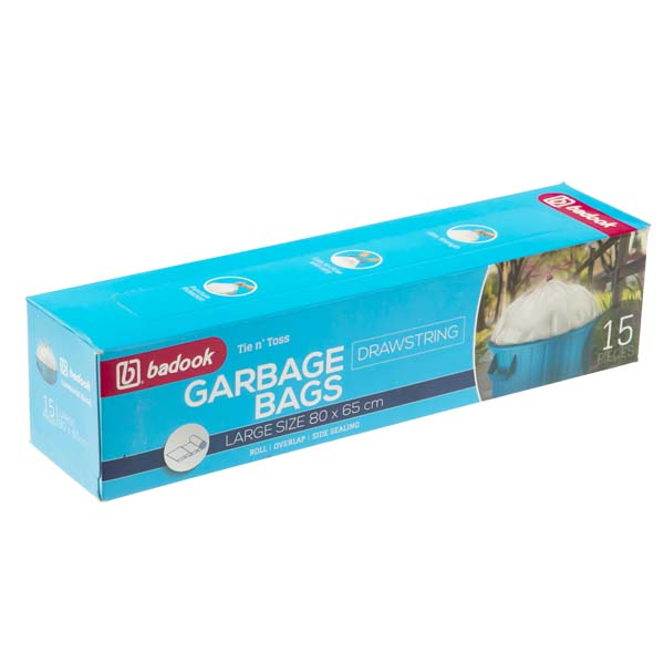 کیسه زباله بادوک مدل Biodegradable Blue بسته 15 عددی 