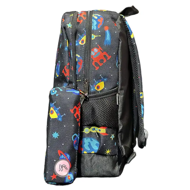 کوله پشتی ساراسا هوم طرح مایا فضایی مدل Maya 01 به همراه جامدادی