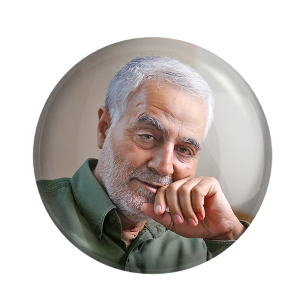 مگنت خندالو طرح سردار قاسم سلیمانی کد 12597