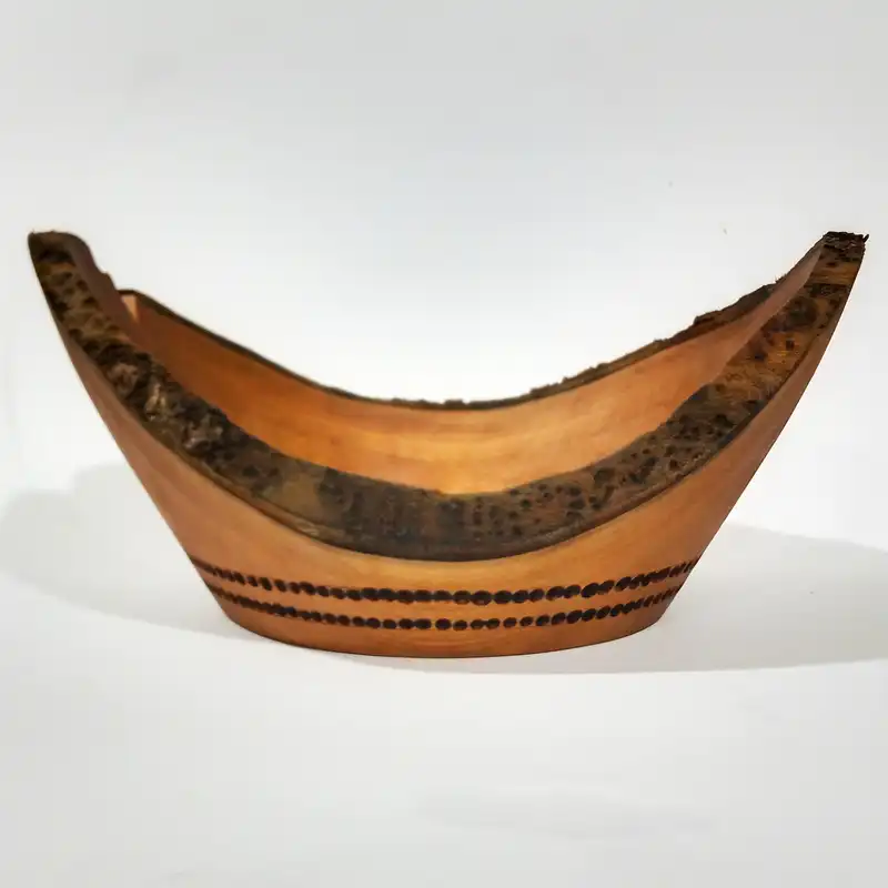 کاسه چوبی مدل کشکول کد 101