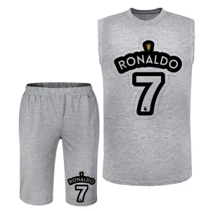 ست تاپ و شلوارک مردانه مدل رونالدو A405