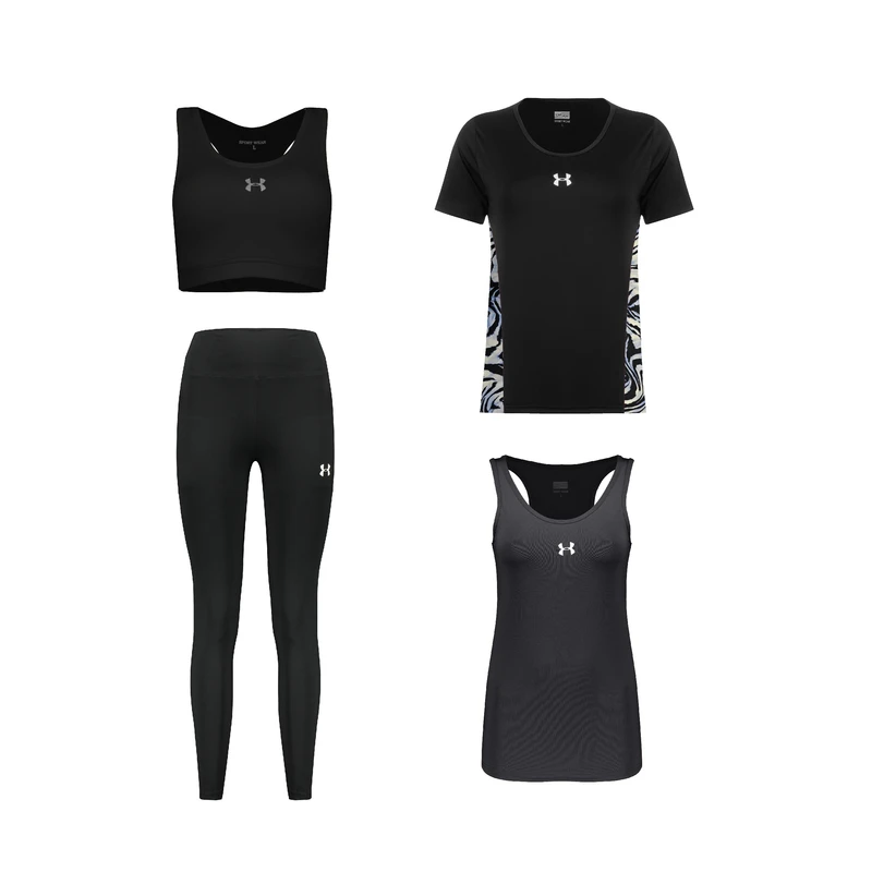 ست چهار تکه لباس ورزشی زنانه مدل 4104-7201-1801-9101