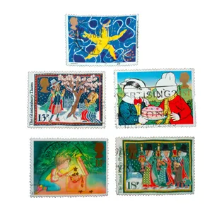 تمبر یادگاری مدل کارتونی کد h-75 مجموعه 5 عددی