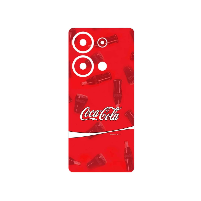 برچسب پوششی ماهوت مدل Coca_Cola_Logo مناسب برای گوشی موبایل شیائومی Poco M6 Pro 4G