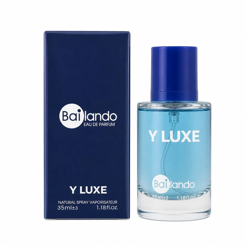 عطر جیبی مردانه بایلندو مدل Y Luxe با رایحه خنک و معطر حجم 35 میلی لیتر