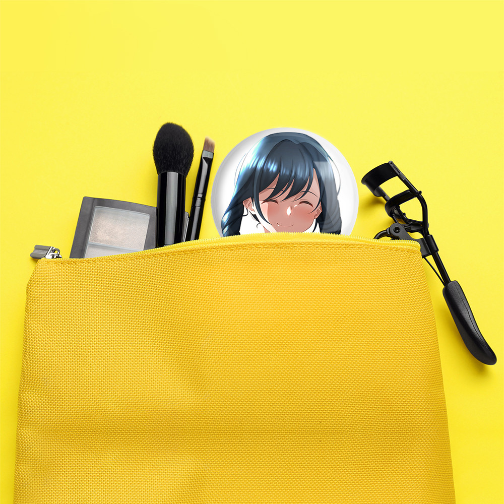 آینه جیبی خندالو مدل هینا انیمه تغییر آب و هوا با تو  کد 17601