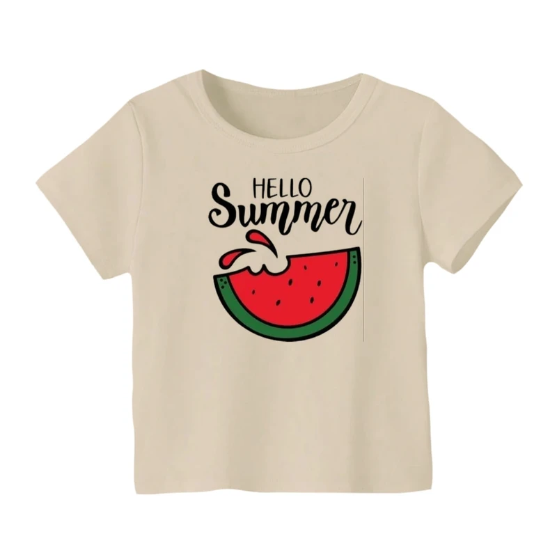 تی شرت آستین کوتاه بچگانه مدل هندوانه یلدایی کد 9