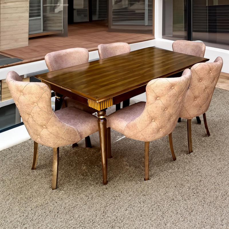 میز و صندلی ناهارخوری 6 نفره مدل ٍُSET6